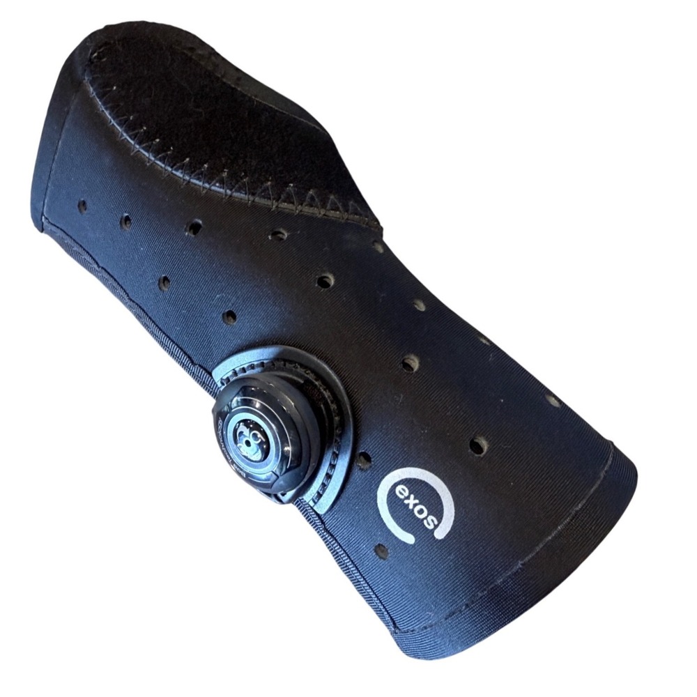 Exos Short Arm Fracture Brace Black BOA Technology Wrist Support Left Small